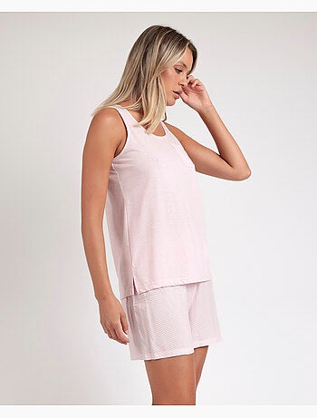 ADMAS CLASSIC Pigiama senza maniche classico Spiga da donna