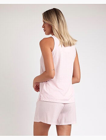 ADMAS CLASSIC Pigiama senza maniche classico Spiga da donna