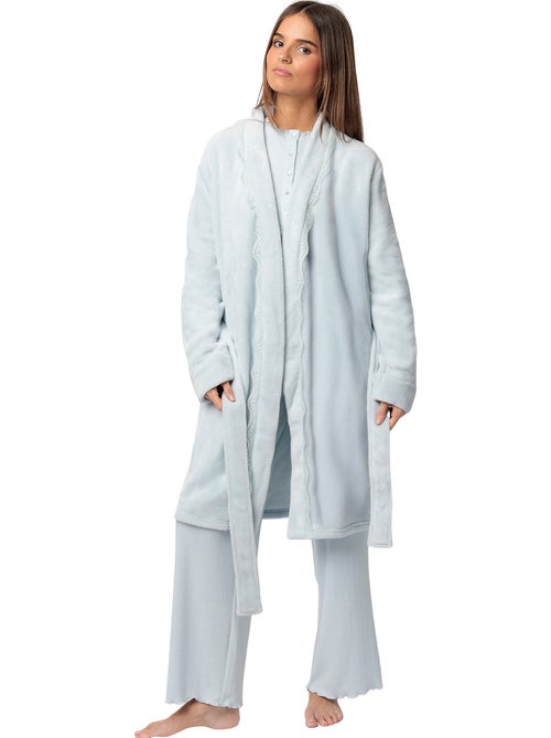 ADMAS CLASSIC Vestaglia calda e romantica a maniche lunghe da donna - Kiabi ADMAS CLASSIC Vestaglia calda e romantica a maniche lunghe da donna - Kiabi