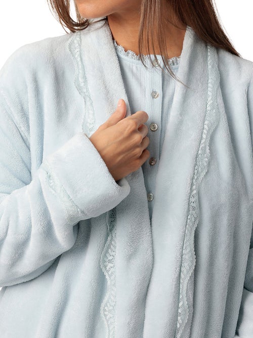 ADMAS CLASSIC Vestaglia calda e romantica a maniche lunghe da donna - Kiabi ADMAS CLASSIC Vestaglia calda e romantica a maniche lunghe da donna - Kiabi