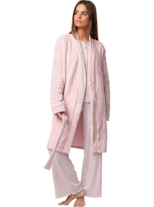 ADMAS CLASSIC Vestaglia calda e romantica a maniche lunghe da donna - Kiabi ADMAS CLASSIC Vestaglia calda e romantica a maniche lunghe da donna - Kiabi