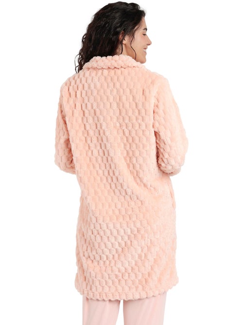 ADMAS CLASSIC Vestaglia da notte calda e morbida a maniche lunghe da donna - Kiabi ADMAS CLASSIC Vestaglia da notte calda e morbida a maniche lunghe da donna - Kiabi