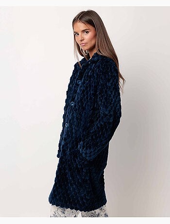 ADMAS CLASSIC Vestaglia da notte calda e morbida a maniche lunghe da donna