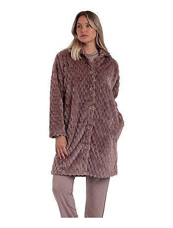 ADMAS CLASSIC Vestaglia da notte calda e morbida a maniche lunghe da donna