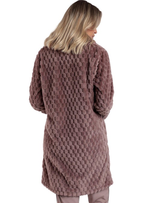 ADMAS CLASSIC Vestaglia da notte calda e morbida a maniche lunghe da donna - Kiabi