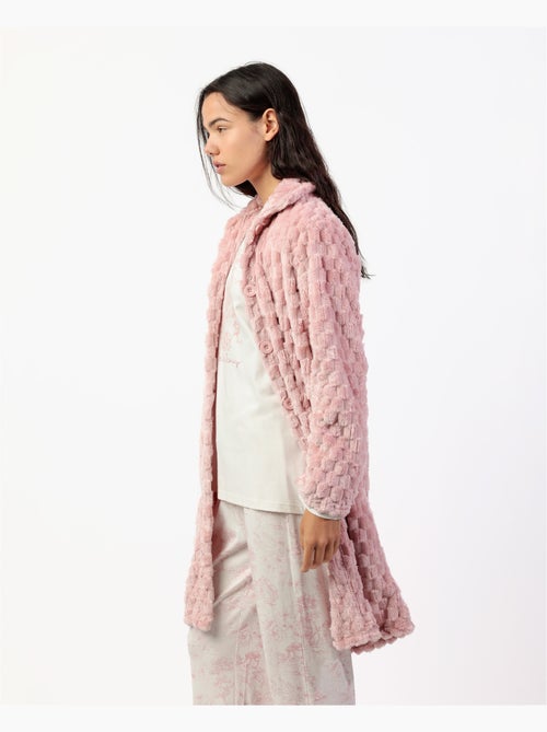 ADMAS CLASSIC Vestaglia da notte calda e morbida a maniche lunghe da donna - Kiabi