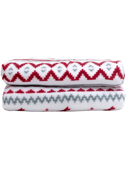 ADMAS Coperta bifacciale Corel Season Border - Kiabi