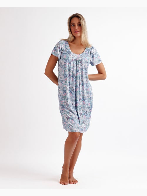 ADMAS GARDEN Canotta a maniche corte con motivo floreale classico da donna - Kiabi ADMAS GARDEN Canotta a maniche corte con motivo floreale classico da donna - Kiabi