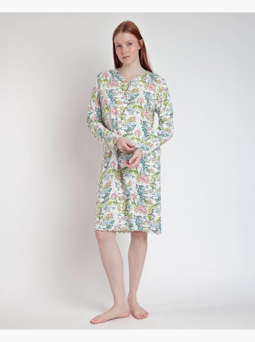 ADMAS GARDEN Canotta a maniche lunghe con patta Autumn Garden da donna - Kiabi ADMAS GARDEN Canotta a maniche lunghe con patta Autumn Garden da donna - Kiabi