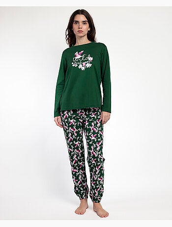 ADMAS GARDEN Pigiama a maniche lunghe da donna Wild Nature