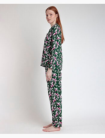 ADMAS GARDEN Pigiama aperto a maniche lunghe da donna Wild Nature
