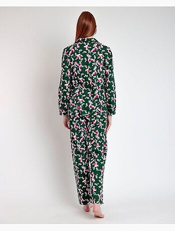 ADMAS GARDEN Pigiama aperto a maniche lunghe da donna Wild Nature