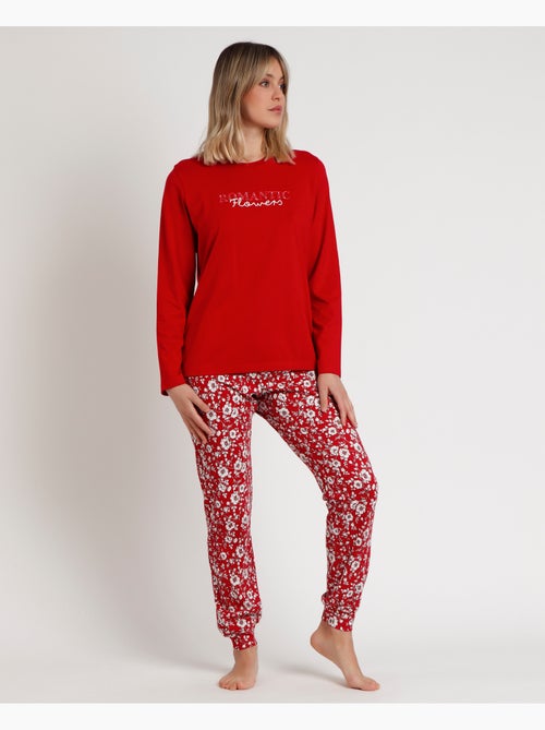 ADMAS GARDEN Pigiama invernale romantico a maniche lunghe da donna - Kiabi ADMAS GARDEN Pigiama invernale romantico a maniche lunghe da donna - Kiabi