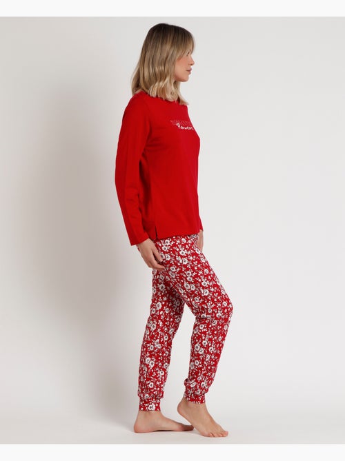 ADMAS GARDEN Pigiama invernale romantico a maniche lunghe da donna - Kiabi ADMAS GARDEN Pigiama invernale romantico a maniche lunghe da donna - Kiabi