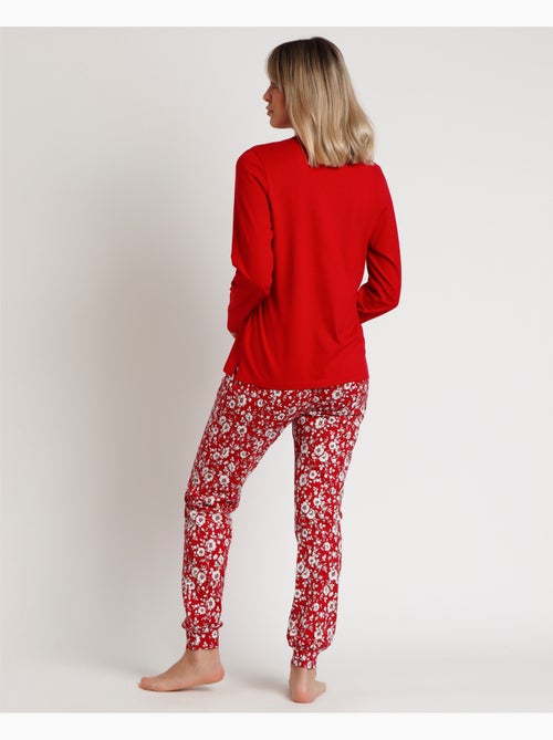 ADMAS GARDEN Pigiama invernale romantico a maniche lunghe da donna - Kiabi ADMAS GARDEN Pigiama invernale romantico a maniche lunghe da donna - Kiabi