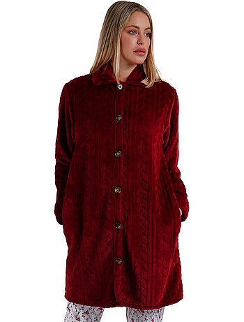 ADMAS GARDEN Vestaglia calda a maniche lunghe da donna con scritta Grazie