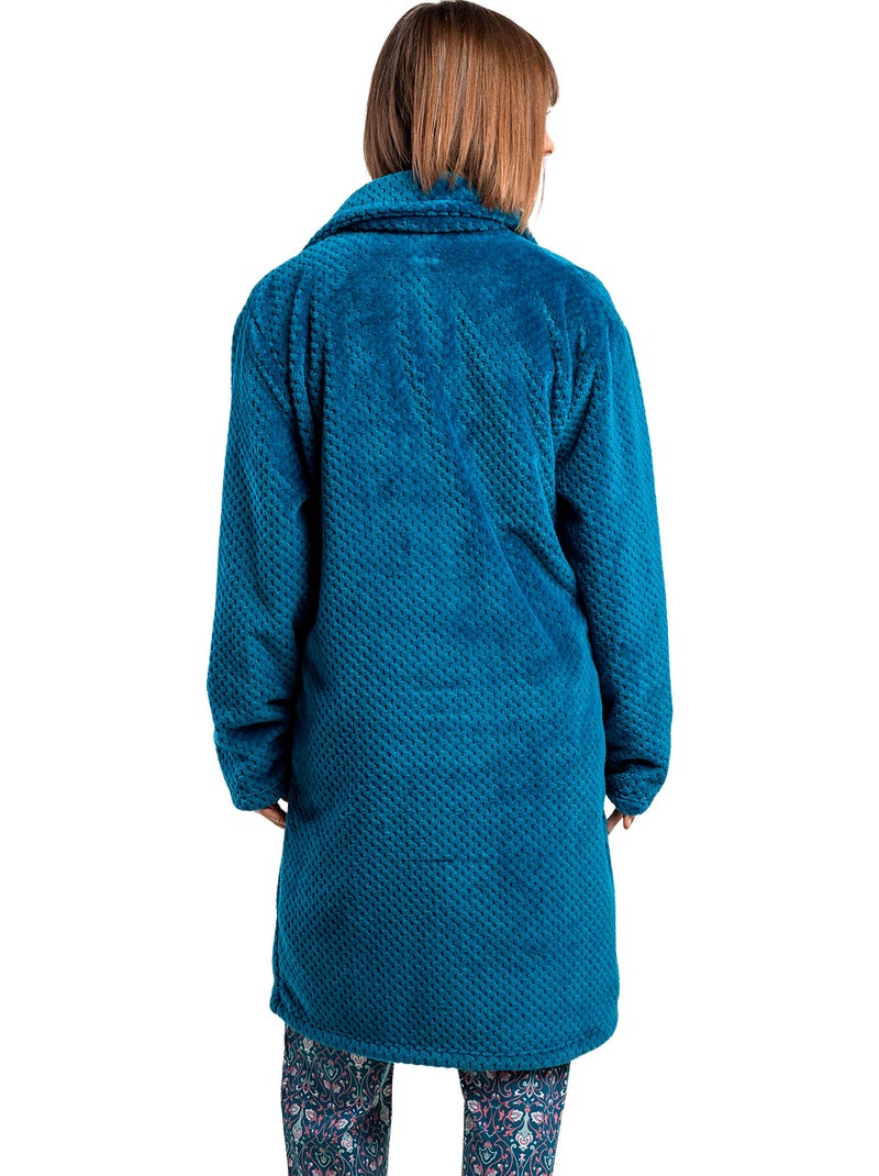 ADMAS GARDEN Vestaglia calda a maniche lunghe da donna Lasciati ispirare Blu - Kiabi