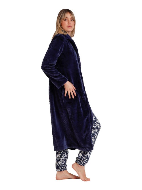 ADMAS GARDEN Vestaglia calda a maniche lunghe in jacquard con motivo a rose da donna - Kiabi ADMAS GARDEN Vestaglia calda a maniche lunghe in jacquard con motivo a rose da donna - Kiabi