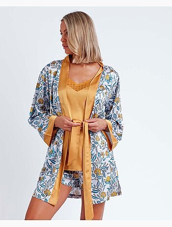 ADMAS GARDEN Vestaglia da donna Bright Garden a maniche lunghe