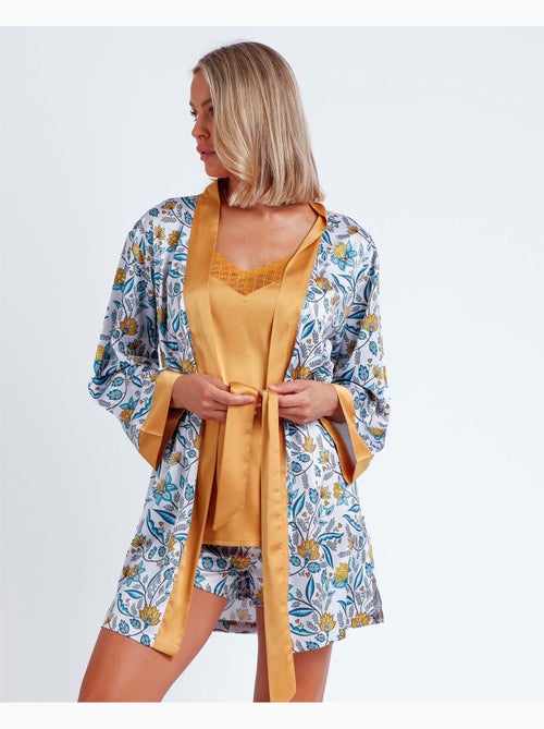 ADMAS GARDEN Vestaglia da donna Bright Garden a maniche lunghe - Kiabi ADMAS GARDEN Vestaglia da donna Bright Garden a maniche lunghe - Kiabi