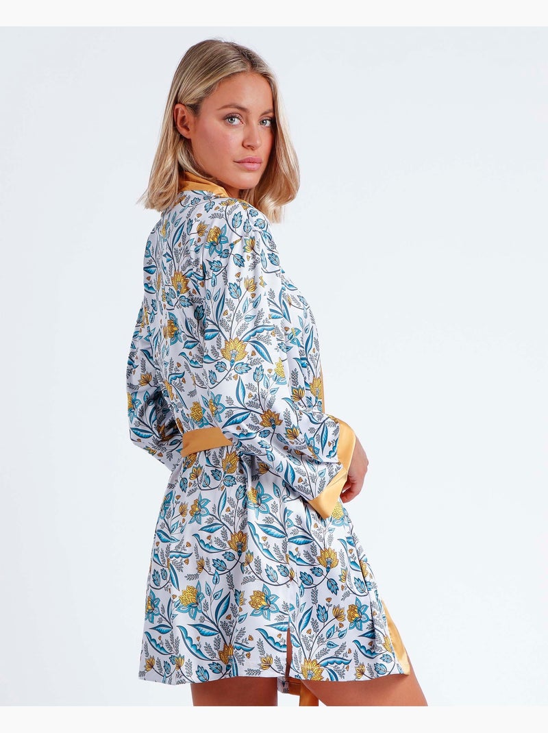 ADMAS GARDEN Vestaglia da donna Bright Garden a maniche lunghe Senape - Kiabi