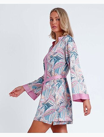 ADMAS GARDEN Vestaglia estiva in cashmere a maniche lunghe da donna