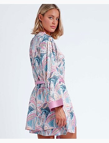 ADMAS GARDEN Vestaglia estiva in cashmere a maniche lunghe da donna