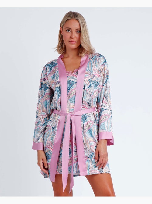 ADMAS GARDEN Vestaglia estiva in cashmere a maniche lunghe da donna - Kiabi ADMAS GARDEN Vestaglia estiva in cashmere a maniche lunghe da donna - Kiabi