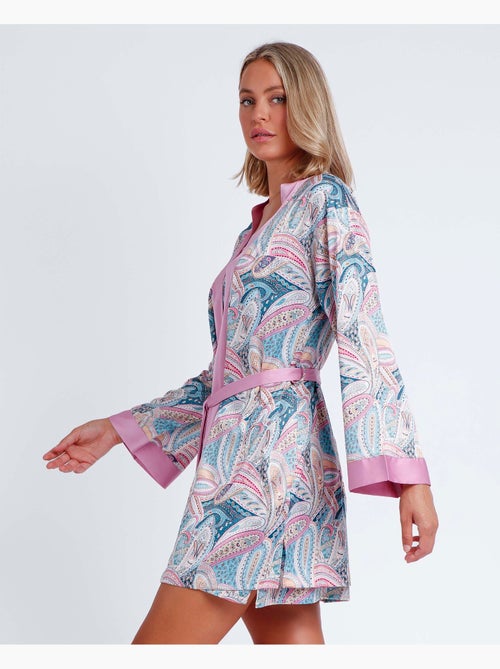 ADMAS GARDEN Vestaglia estiva in cashmere a maniche lunghe da donna - Kiabi ADMAS GARDEN Vestaglia estiva in cashmere a maniche lunghe da donna - Kiabi
