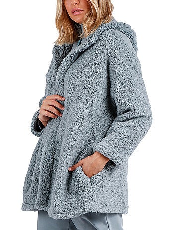 ADMAS HOME Accappatoio caldo a maniche lunghe da donna