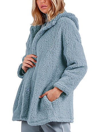 ADMAS HOME Accappatoio caldo a maniche lunghe da donna