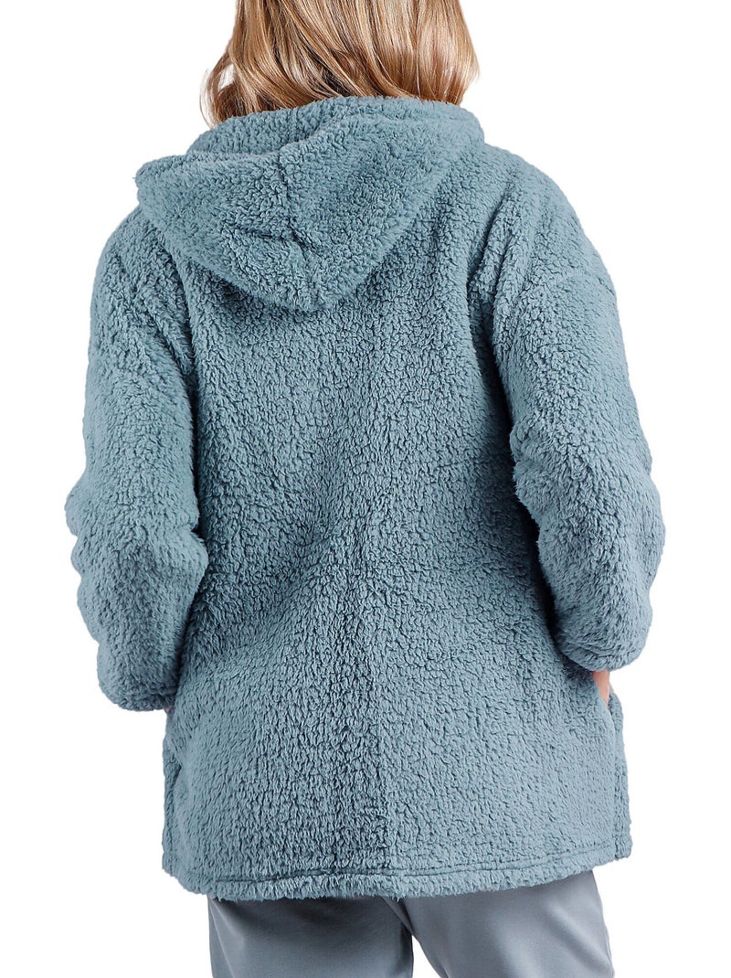 ADMAS HOME Accappatoio caldo a maniche lunghe da donna Blu - Kiabi