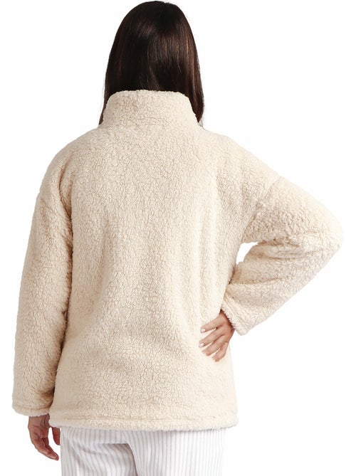 ADMAS HOME Accappatoio caldo da donna a maniche lunghe e morbido - Kiabi
