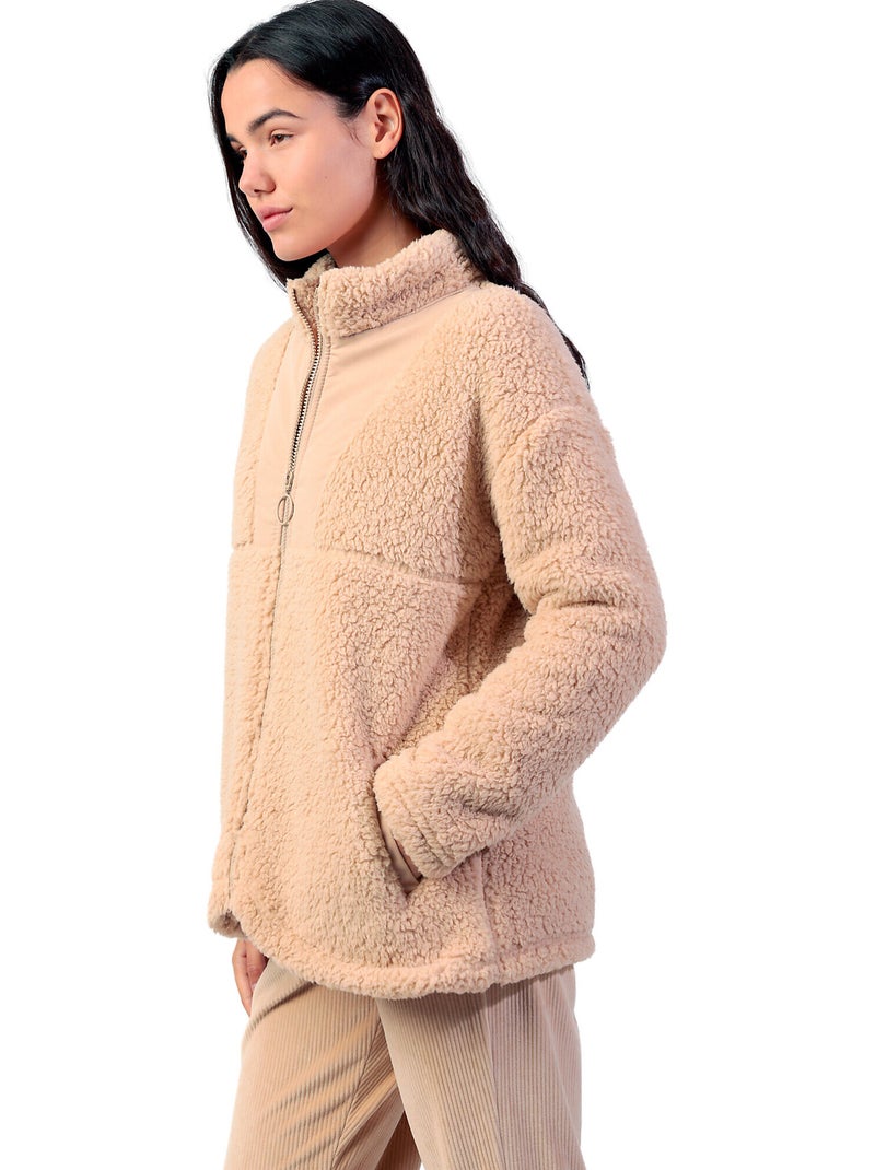ADMAS HOME Adm Home Vestaglia calda a maniche lunghe da donna Beige - Kiabi