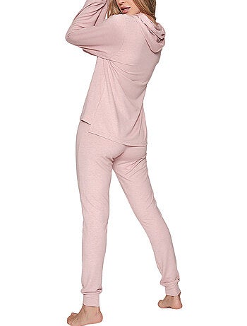 ADMAS HOME Pigiama con cappuccio a maniche lunghe Make it Happen da donna