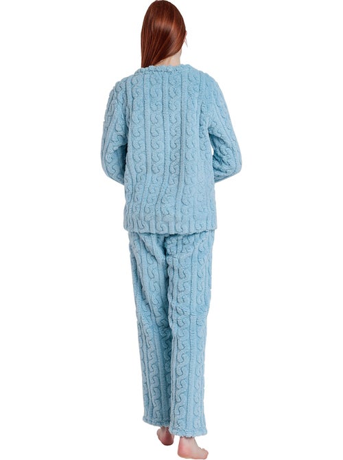 ADMAS HOME Pigiama da casa caldo a maniche lunghe con catene da donna - Kiabi ADMAS HOME Pigiama da casa caldo a maniche lunghe con catene da donna - Kiabi