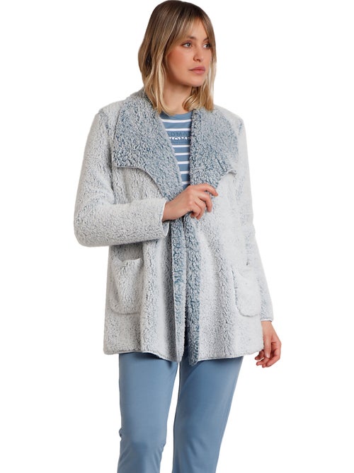 ADMAS HOME Vestaglia calda e fluida a maniche lunghe da donna - Kiabi ADMAS HOME Vestaglia calda e fluida a maniche lunghe da donna - Kiabi