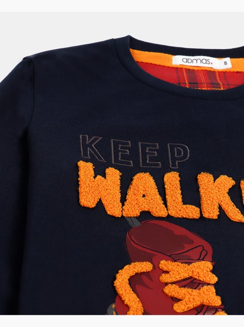 ADMAS Keep Walking Pigiama a maniche lunghe per ragazzi - Kiabi