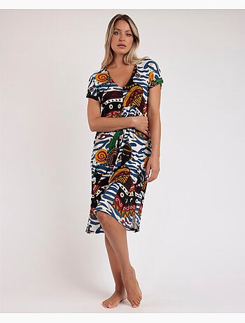 ADMAS LUXURY Canotta a maniche lunghe africana di lusso da donna