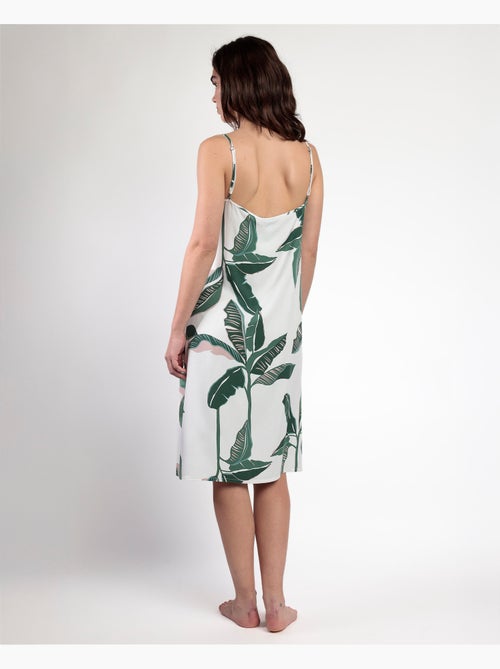 ADMAS LUXURY Canotta con spalline in popeline di foglie di lusso da donna - Kiabi ADMAS LUXURY Canotta con spalline in popeline di foglie di lusso da donna - Kiabi