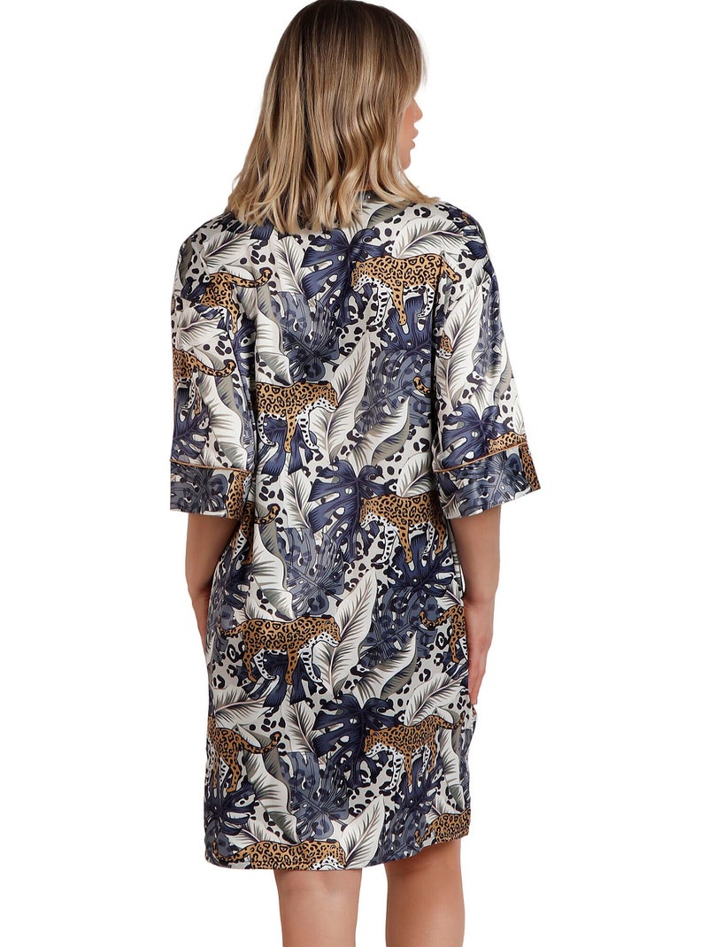 ADMAS LUXURY Canotta da donna con maniche alla francese leopardate di lusso Multicolore - Kiabi
