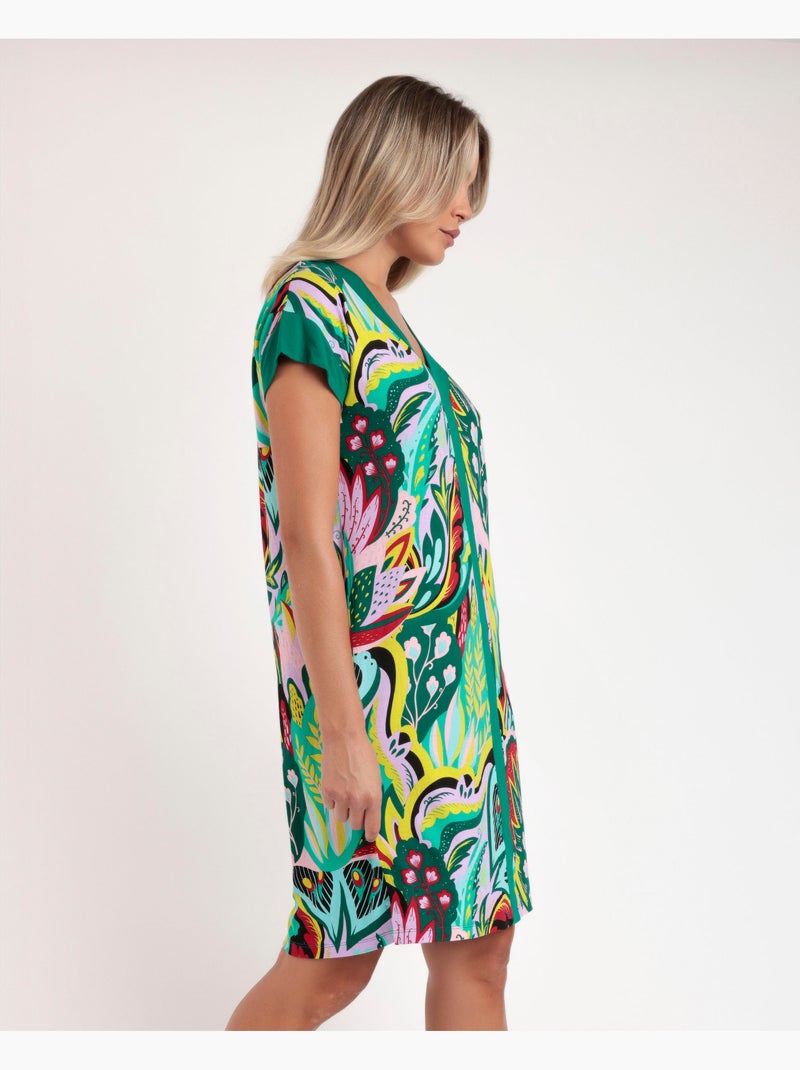 ADMAS LUXURY Canotta da donna con maniche scese Hippy Luxury Multicolore - Kiabi