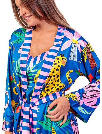 ADMAS LUXURY Wild Luxe Abito a maniche lunghe da donna