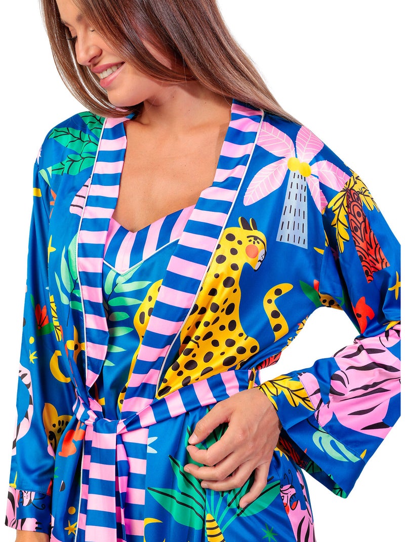 ADMAS LUXURY Wild Luxe Abito a maniche lunghe da donna Multicolore - Kiabi