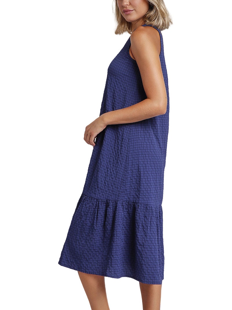 ADMAS Palomita Abito lungo da donna Blu marino - Kiabi