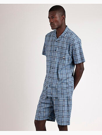 ADMAS Pigiama aperto a maniche corte da uomo, modello Important Discover Bicycle