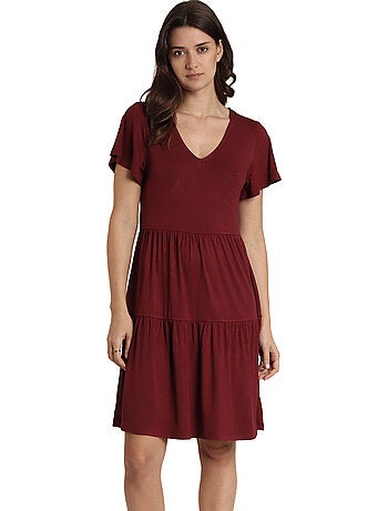 ADMAS Vestito carino a maniche corte da donna