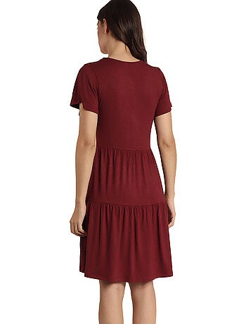 ADMAS Vestito carino a maniche corte da donna