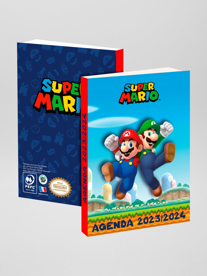 Agenda morbida 'Mario' 2023-2024 blu - Kiabi