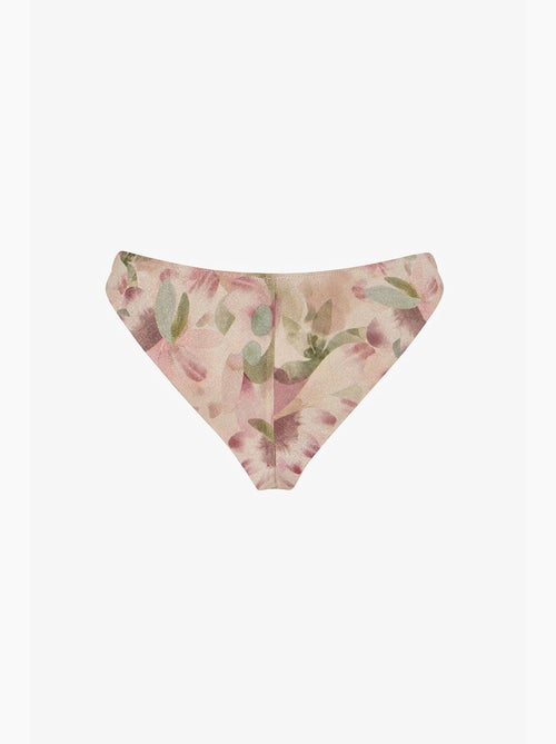 Aires extra super floreale, brillante, slip bikini a vita media penti - Kiabi